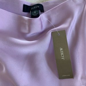 NWT J. Crew Gwyneth Slip Skirt in Lilac